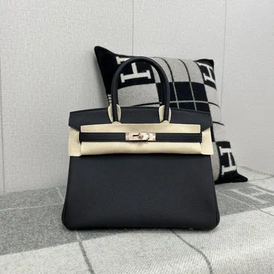 BIRKIN 30 TOGO LEATHER NOIR (BLACK) WITH ROSE GOLD HARDWARE (RGHW) - 1