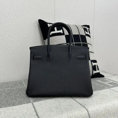BIRKIN 30 TOGO LEATHER NOIR (BLACK) WITH ROSE GOLD HARDWARE (RGHW) - 2