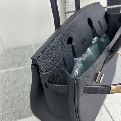 BIRKIN 30 TOGO LEATHER NOIR (BLACK) WITH ROSE GOLD HARDWARE (RGHW) - 3