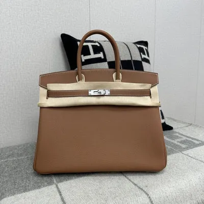 BIRKIN 35 TOGO LEATHER GOLD WITH PALLADIUM HARDWARE (PHW)