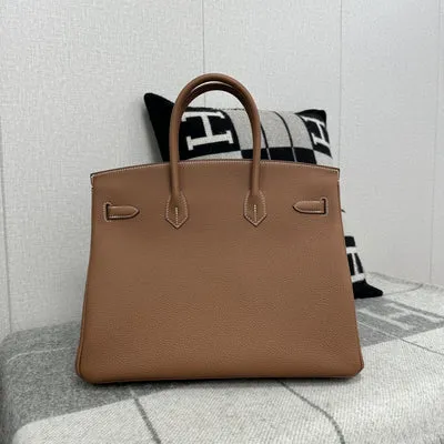 BIRKIN 35 TOGO LEATHER GOLD WITH PALLADIUM HARDWARE (PHW)