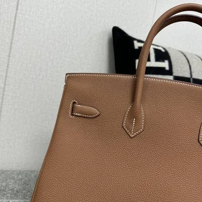 BIRKIN 35 TOGO LEATHER GOLD WITH PALLADIUM HARDWARE (PHW) - 6