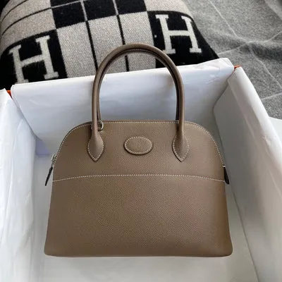BOLIDE 27 EPSOM LEATHER ETOUPE WITH PALLADIUM HARDWARE (PHW) - 1