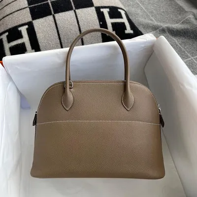 BOLIDE 27 EPSOM LEATHER ETOUPE WITH PALLADIUM HARDWARE (PHW) - 2