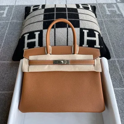 BIRKIN 30 TOGO LEATHER GOLD WITH PALLADIUM HARDWARE (PHW) - 1