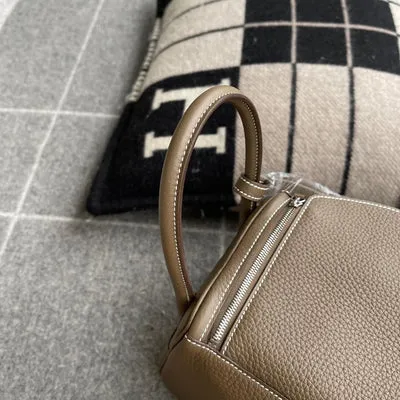 LINDY 26 CLEMENCE LEATHER ETOUPE WITH PALLADIUM HARDWARE (PHW) - 4