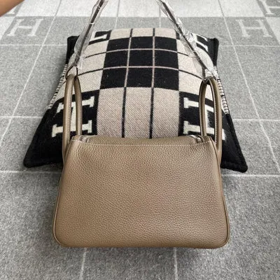 LINDY 26 CLEMENCE LEATHER ETOUPE WITH PALLADIUM HARDWARE (PHW) - 2