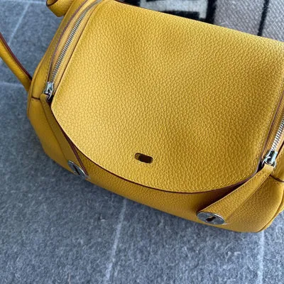 LINDY 26 CLEMENCE LEATHER JAUNE DE NAPLES WITH PALLADIUM HARDWARE (PHW) - 3