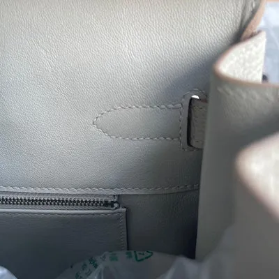 BIRKIN 30 TOGO LEATHER PEARL GREY WITH GOLD HARDWARE (GHW) - 3