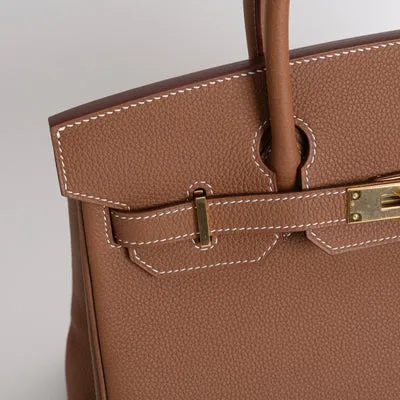 BIRKIN 30 TOGO LEATHER GOLD WITH GOLD HARDWARE (GHW) - 4