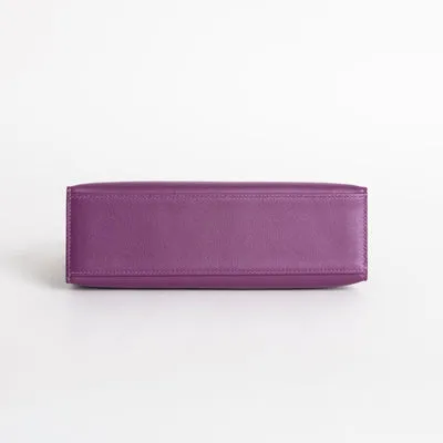KELLY POCHETTE SWIFT LEATHER ANEMONE WITH PALLADIUM HARDWARE (PHW) - 6