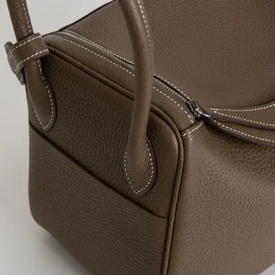 LINDY 30 CLEMENCE LEATHER ETOUPE WITH PALLADIUM HARDWARE (PHW) - 5