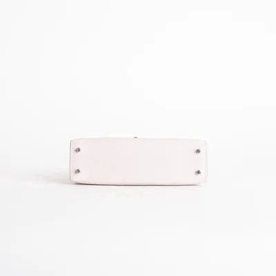 MINI KELLY II (20) EPSOM LEATHER MAUVE PALE WITH PALLADIUM HARDWARE (PHW) - 5