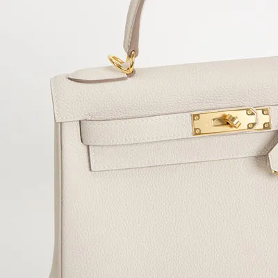 KELLY 28 TOGO LEATHER CRAIE WITH GOLD HARDWARE (GHW) - 5