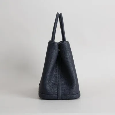 GARDEN PARTY 30 NEGONDA LEATHER BLEU NUIT WITH PALLADIUM HARDWARE (PHW) - 4