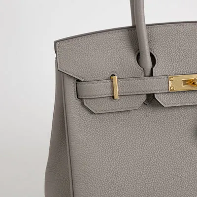 BIRKIN 30 TOGO LEATHER GRIS ASPHALTE WITH GOLD HARDWARE (GHW) - 6