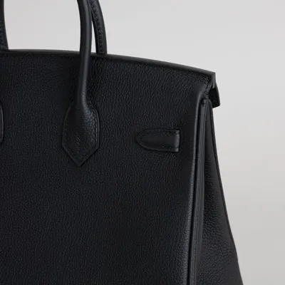 BIRKIN 25 TOGO LEATHER NOIR (BLACK) WITH GOLD HARDWARE (GHW) - 6