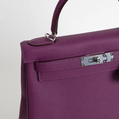 KELLY 28 TOGO LEATHER ANEMONE WITH PALLADIUM HARDWARE (PHW) - 5