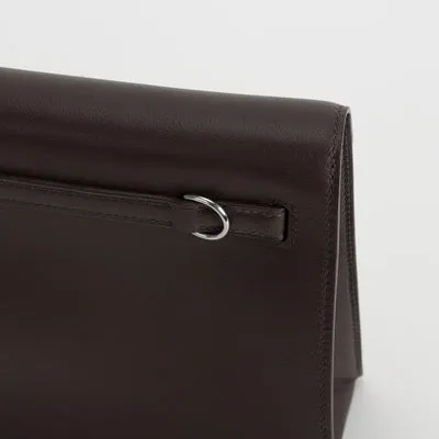 KELLY DANSE EVERCOLOR LEATHER CHOCOLAT WITH PALLADIUM HARDWARE (PHW) - 5