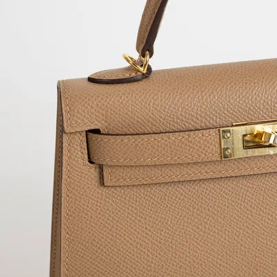 MINI KELLY II (20) EPSOM LEATHER CHAI WITH GOLD HARDWARE (GHW) - 5