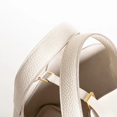 PICOTIN 18 LOCK CLEMENCE LEATHER CRAIE WITH GOLD HARDWARE (GHW) - 5
