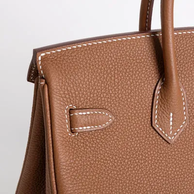 BIRKIN 25 TOGO LEATHER GOLD WITH GOLD HARDWARE (GHW) - 6