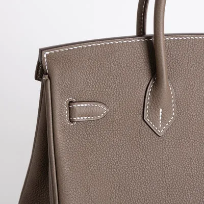 BIRKIN 25 TOGO LEATHER ETOUPE WITH GOLD HARDWARE (GHW) - 5