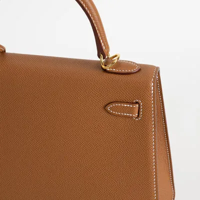 KELLY 25 EPSOM LEATHER GOLD WITH GOLD HARDWARE (GHW) - 5