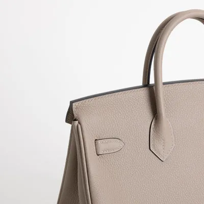 BIRKIN 25 TOGO LEATHER TRENCH WITH GOLD HARDWARE (GHW) - 5