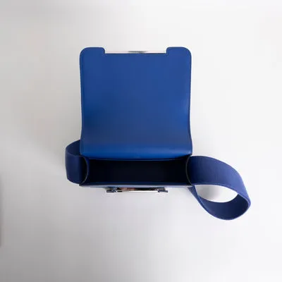 GETA CHEVRE LEATHER BLEU ELECTRIC WITH PALLADIUM HARDWARE (PHW) - 6