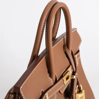 BIRKIN 25 TOGO LEATHER GOLD WITH GOLD HARDWARE (GHW) - 5