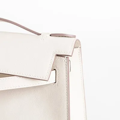 KELLY POCHETTE SWIFT LEATHER CRAIE WITH GOLD HARDWARE (GHW) - 5