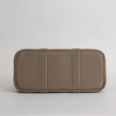 GARDEN PARTY 30 NEGONDA LEATHER ETOUPE WITH PALLADIUM HARDWARE (PHW) - 5