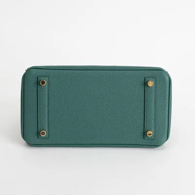BIRKIN 25 TOGO LEATHER MALACHITE WITH GOLD HARDWARE (GHW) - 6