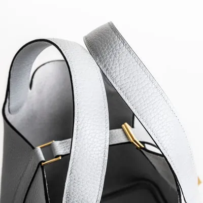 PICOTIN 18 LOCK CLEMENCE LEATHER BLEU PALE WITH GOLD HARDWARE (GHW) - 5