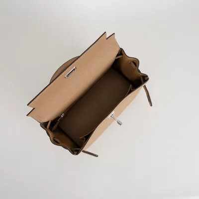 KELLY 25 TOGO LEATHER CHAI WITH PALLADIUM HARDWARE (PHW) - 4