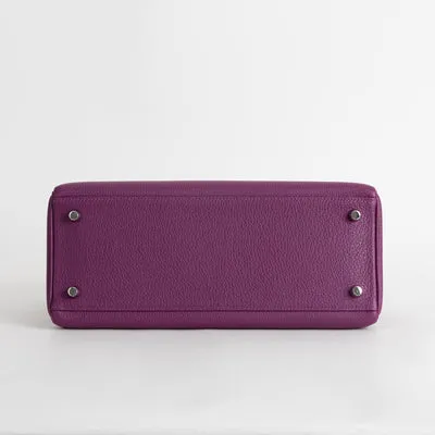 KELLY 28 TOGO LEATHER ANEMONE WITH PALLADIUM HARDWARE (PHW) - 7