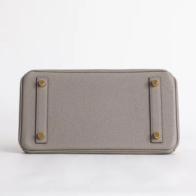 BIRKIN 25 TOGO LEATHER GRIS ASPHALTE WITH GOLD HARDWARE (GHW) - 6