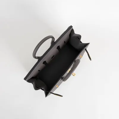 BIRKIN 25 EPSOM LEATHER (SELLIER SHAPE) ETAIN WITH GOLD HARDWARE (GHW) - 4