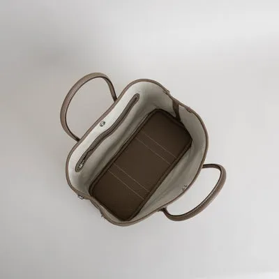 GARDEN PARTY 30 NEGONDA LEATHER ETOUPE WITH PALLADIUM HARDWARE (PHW) - 3