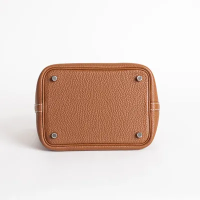 PICOTIN 18 LOCK CLEMENCE LEATHER GOLD WITH PALLADIUM HARDWARE (PHW) - 6