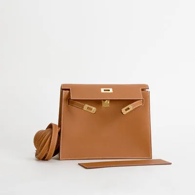 KELLY DANSE EVERCOLOR LEATHER GOLD WITH GOLD HARDWARE (GHW) - 4