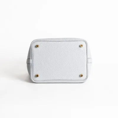 PICOTIN 18 LOCK CLEMENCE LEATHER BLEU PALE WITH GOLD HARDWARE (GHW) - 6