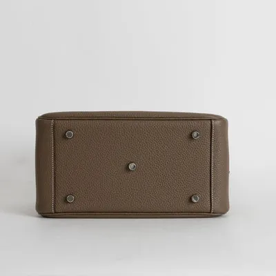 LINDY 30 CLEMENCE LEATHER ETOUPE WITH PALLADIUM HARDWARE (PHW) - 6