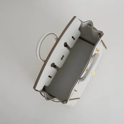BIRKIN 25 TOGO LEATHER BLANC WITH GOLD HARDWARE (GHW) - 3