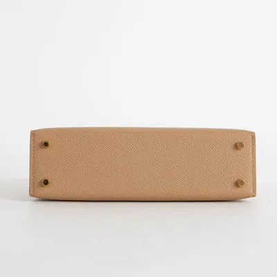 MINI KELLY II (20) EPSOM LEATHER CHAI WITH GOLD HARDWARE (GHW) - 7
