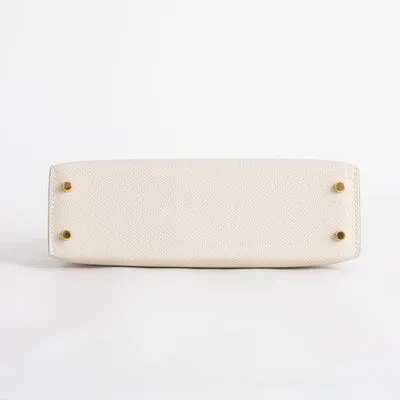 MINI KELLY II (20) EPSOM LEATHER CRAIE WITH GOLD HARDWARE (GHW) - 6