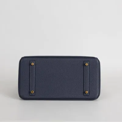 BIRKIN 30 TOGO LEATHER BLEU NUIT WITH GOLD HARDWARE (GHW) - 7