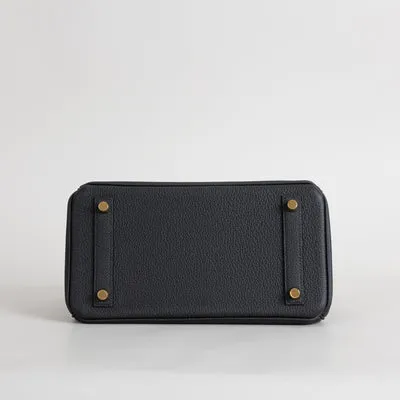 BIRKIN 25 TOGO LEATHER NOIR (BLACK) WITH GOLD HARDWARE (GHW) - 7