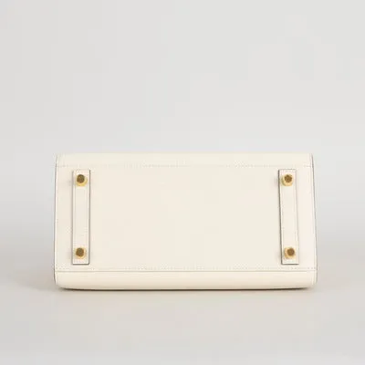 BIRKIN 25 EPSOM LEATHER (SELLIER SHAPE) NATA WITH GOLD HARDWARE (GHW) - 7